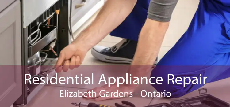 Residential Appliance Repair Elizabeth Gardens - Ontario